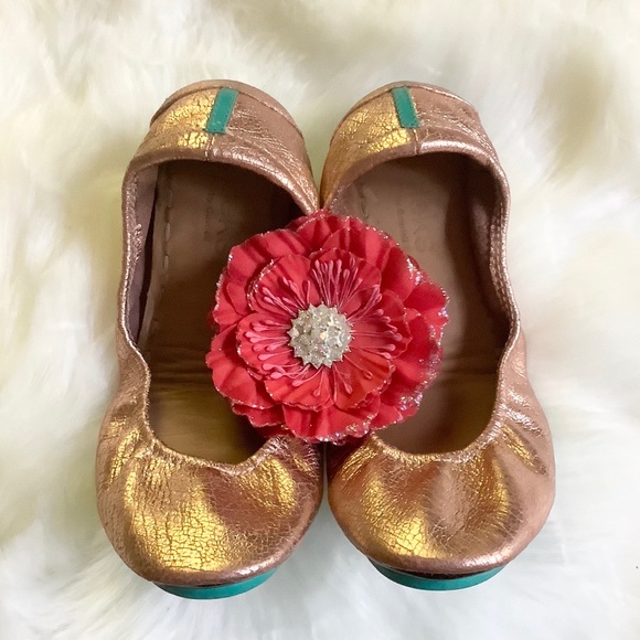 Tieks Shoes - Rose Gold Glam size 7